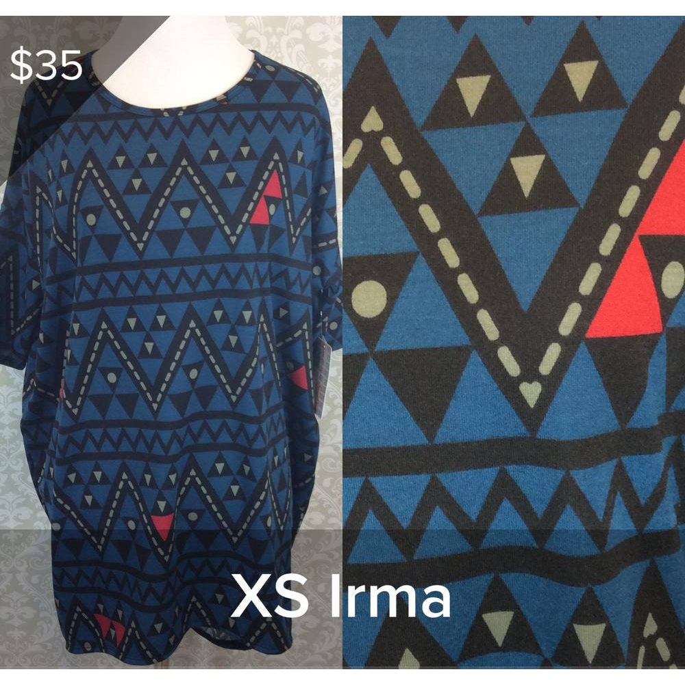 LuLaRoe Irma, XS, NWT